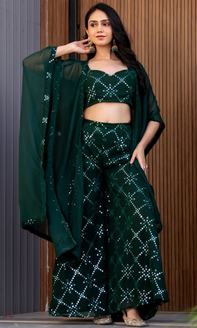Glimmering Gaze Shrug Set
