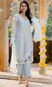 Nilofer Organza Suit Set