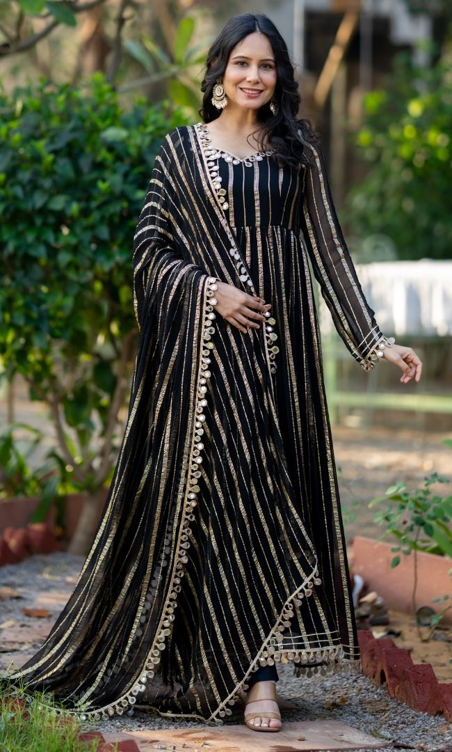 Noir Zareen Anarkali Set