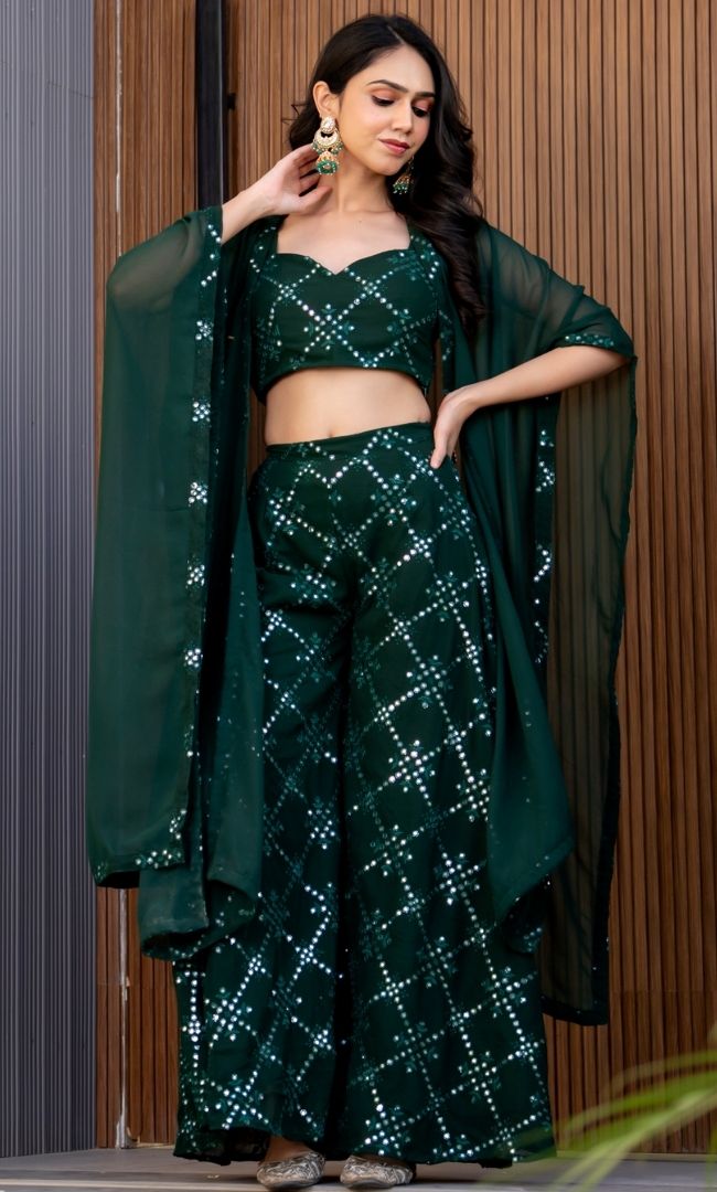 Glimmering Gaze Shrug Set