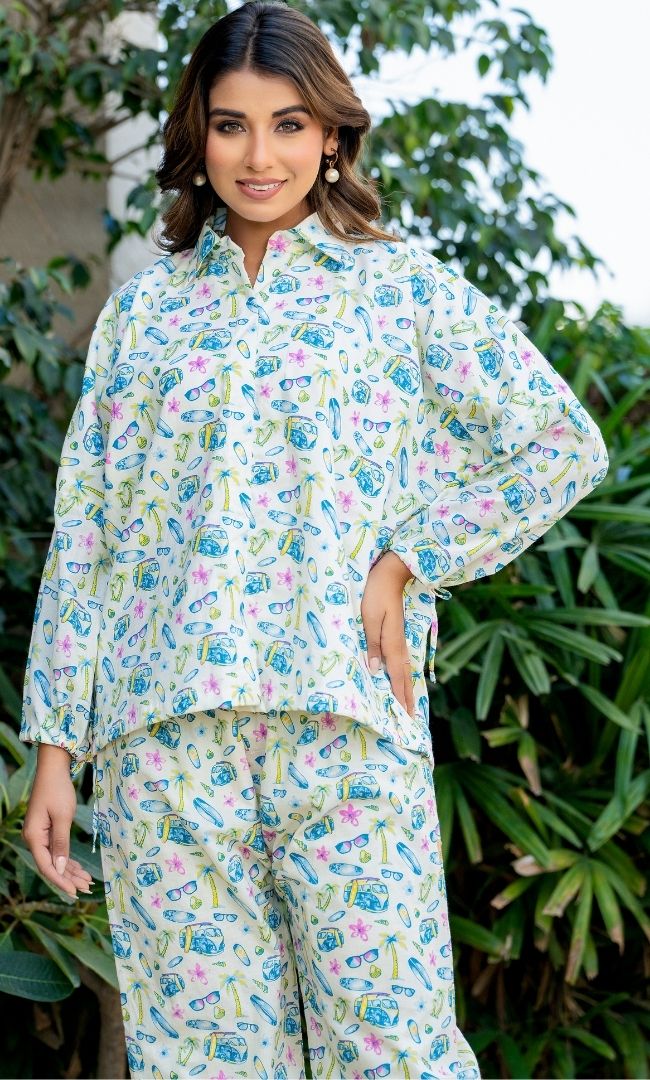 Dover Vibe Printed Co ord Set