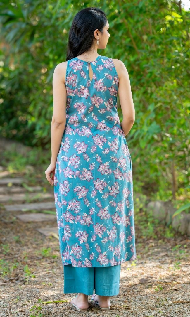 Teal Floral Co-ord set