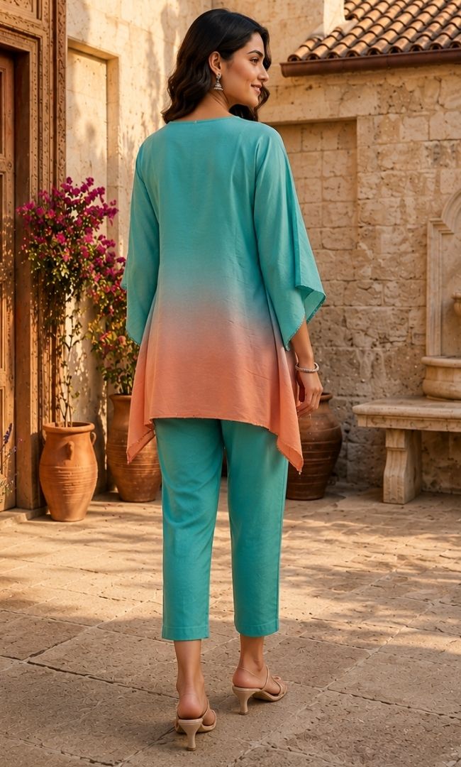 Ombre Noor Chinnon Co-ord Set