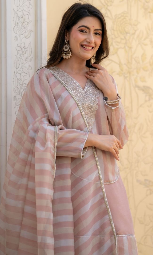 Mahira Rose Festive Suit Set