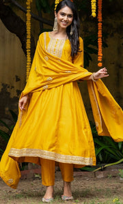 Mehnira Mustard Suit Set