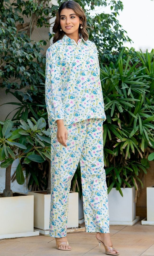 Dover Vibe Printed Co ord Set