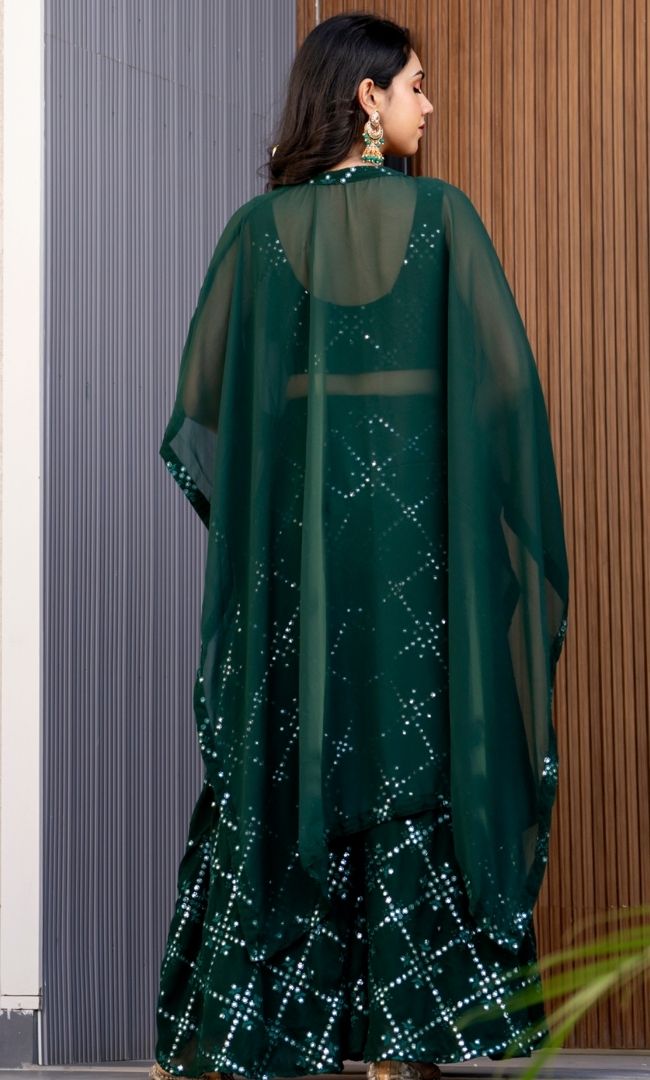 Glimmering Gaze Shrug Set