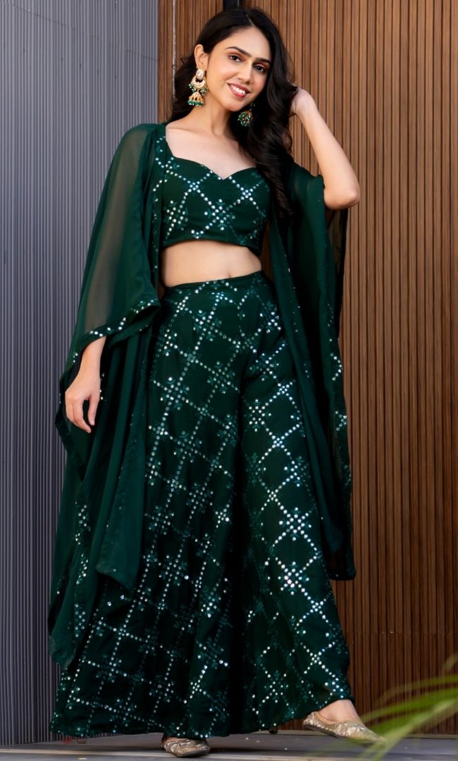 Glimmering Gaze Shrug Set