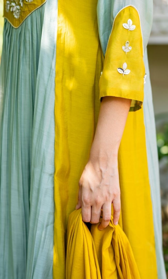 Madhumati Mustard Suit Set