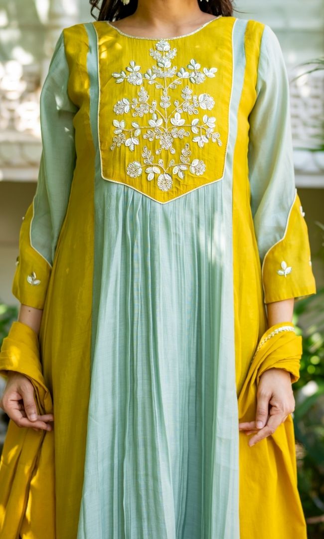 Madhumati Mustard Suit Set