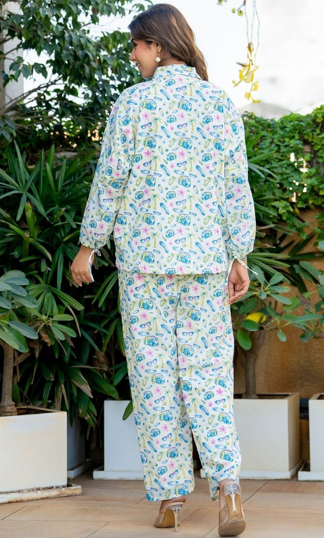 Dover Vibe Printed Co ord Set