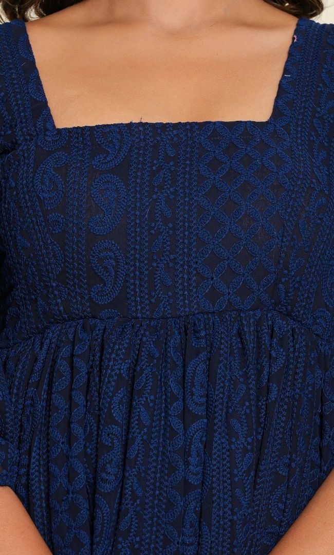 Noor-E-Blue Anarkali