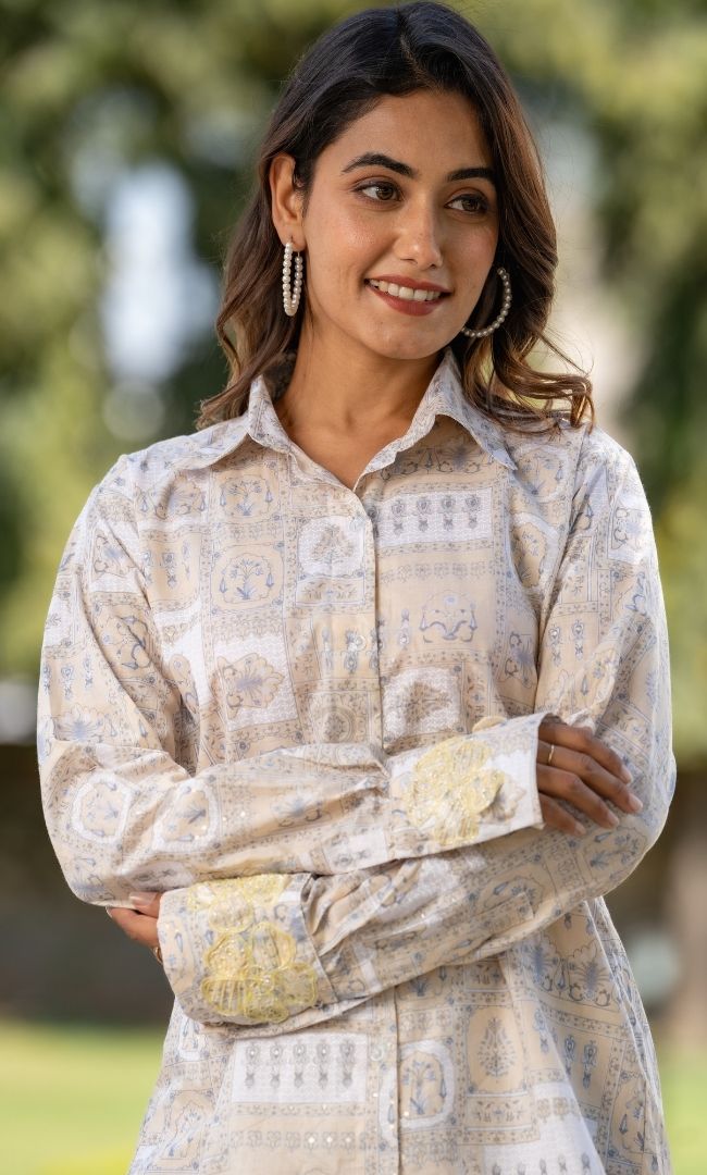 Blond Applique Co-ord Set