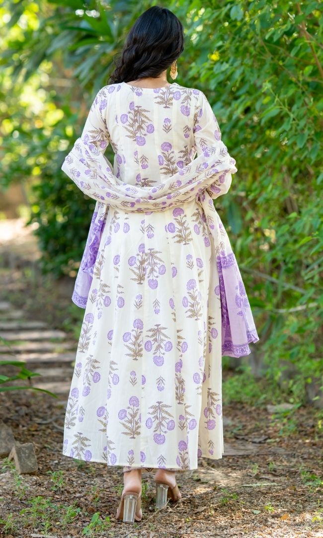 Lavisha Floral Angrakha Set