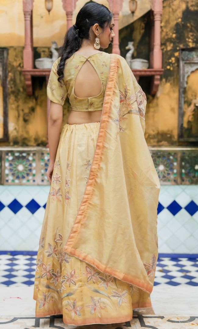 Marviya Yellow  Lehenga Set