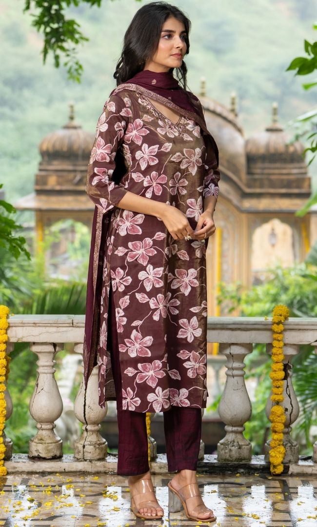 Kanika Shimmer Suit Set