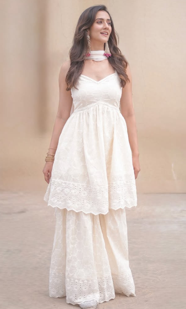 Chandini Chikankari Sharara Set