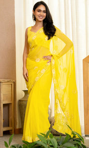 Sunlit Shimmer Saree