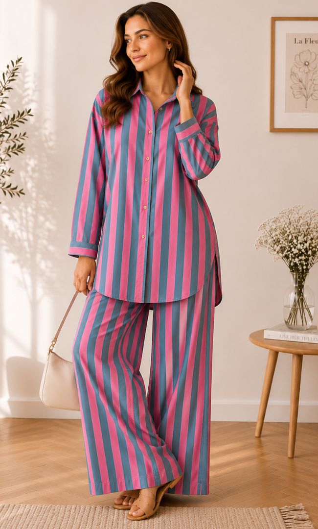 Chic Striped Co-ord Set