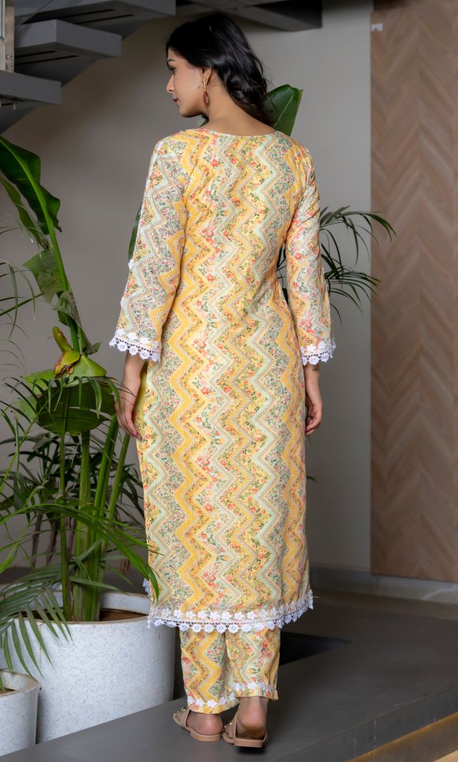 Goldie Printed Kurta Set