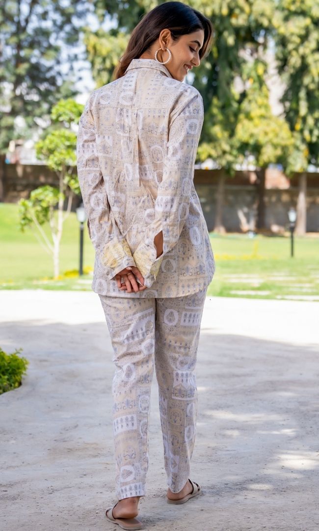Blond Applique Co-ord Set
