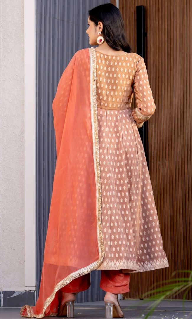 Inayat Brown Anarkali