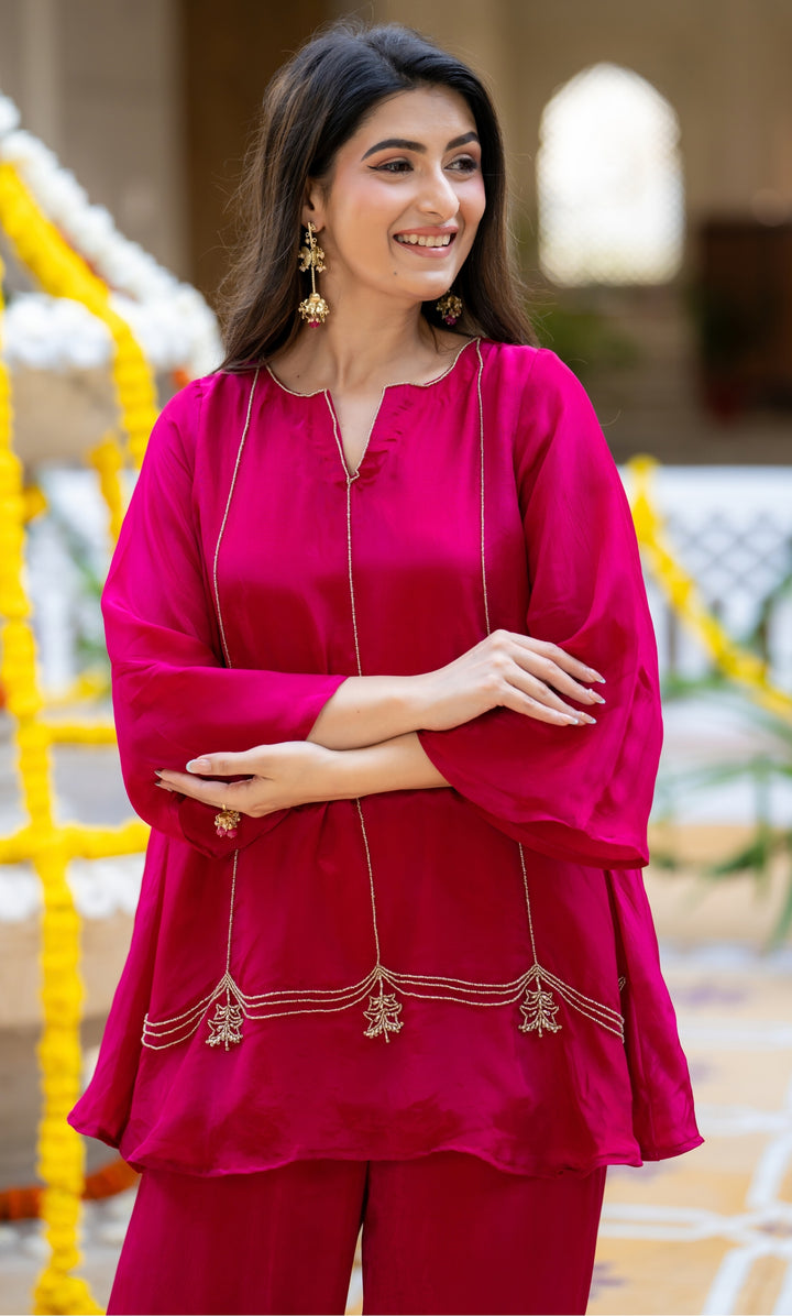 Shagun Pink Ethnic Co-ord Set