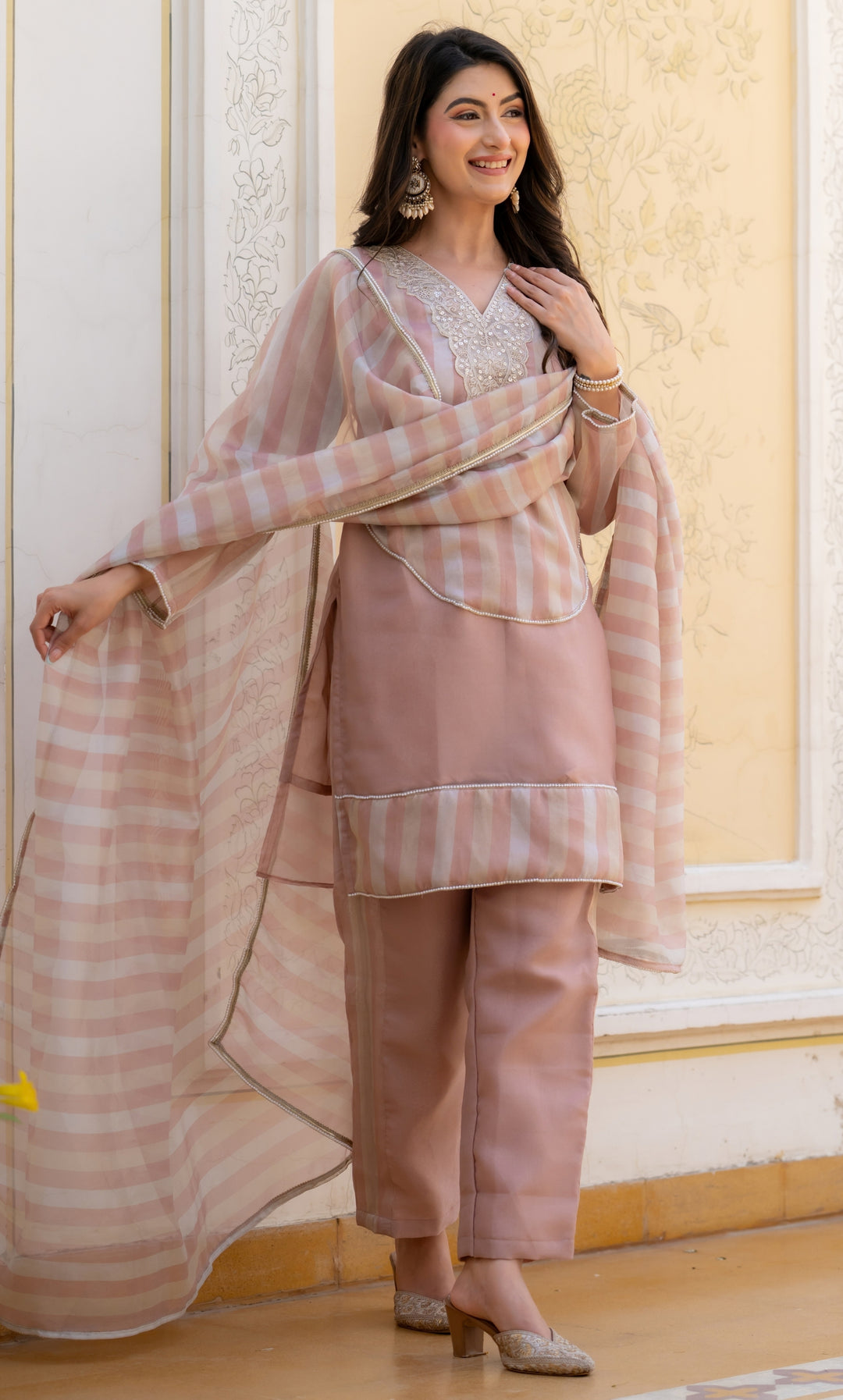 Mahira Rose Festive Suit Set