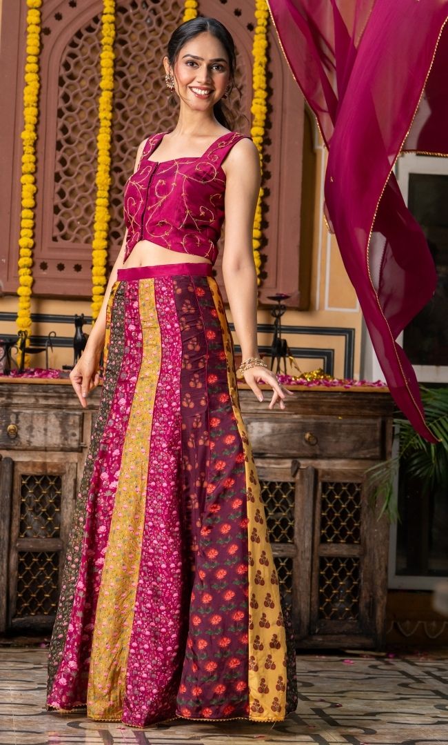 Vernika Multi Color Lehenga Set