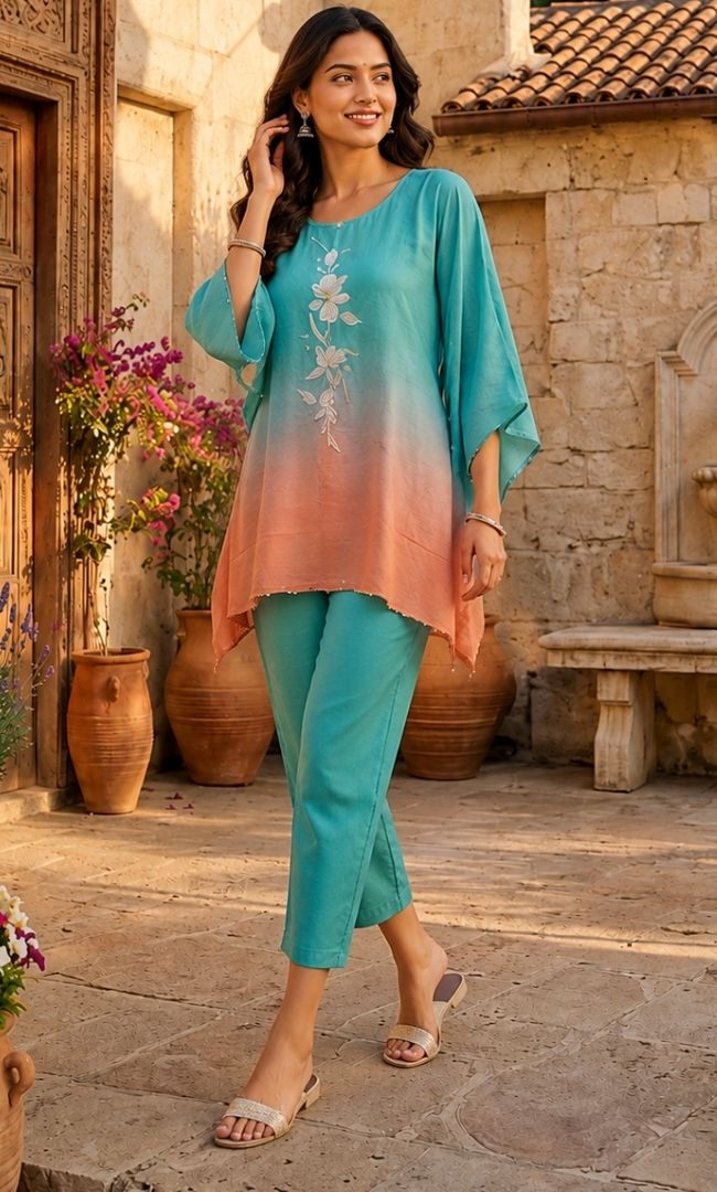 Ombre Noor Chinnon Co-ord Set