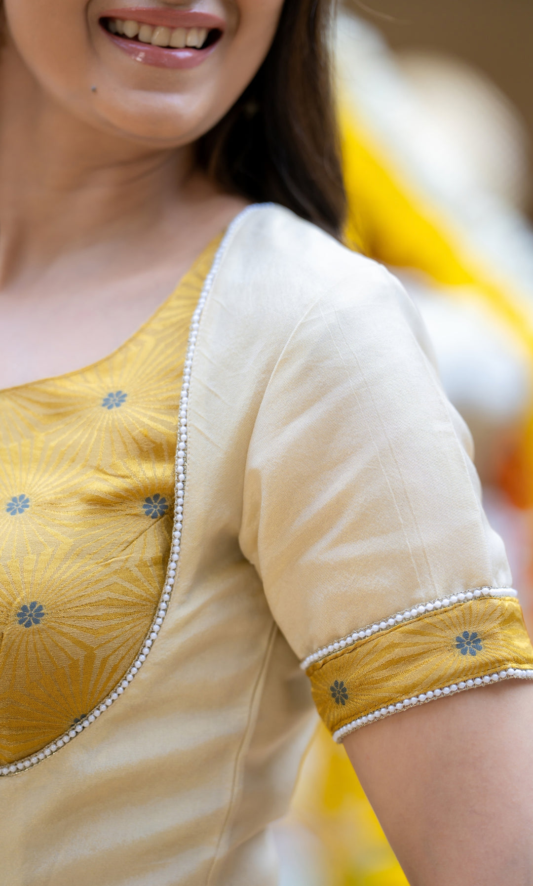 Swarna Yellow Brocade Co-ord Set