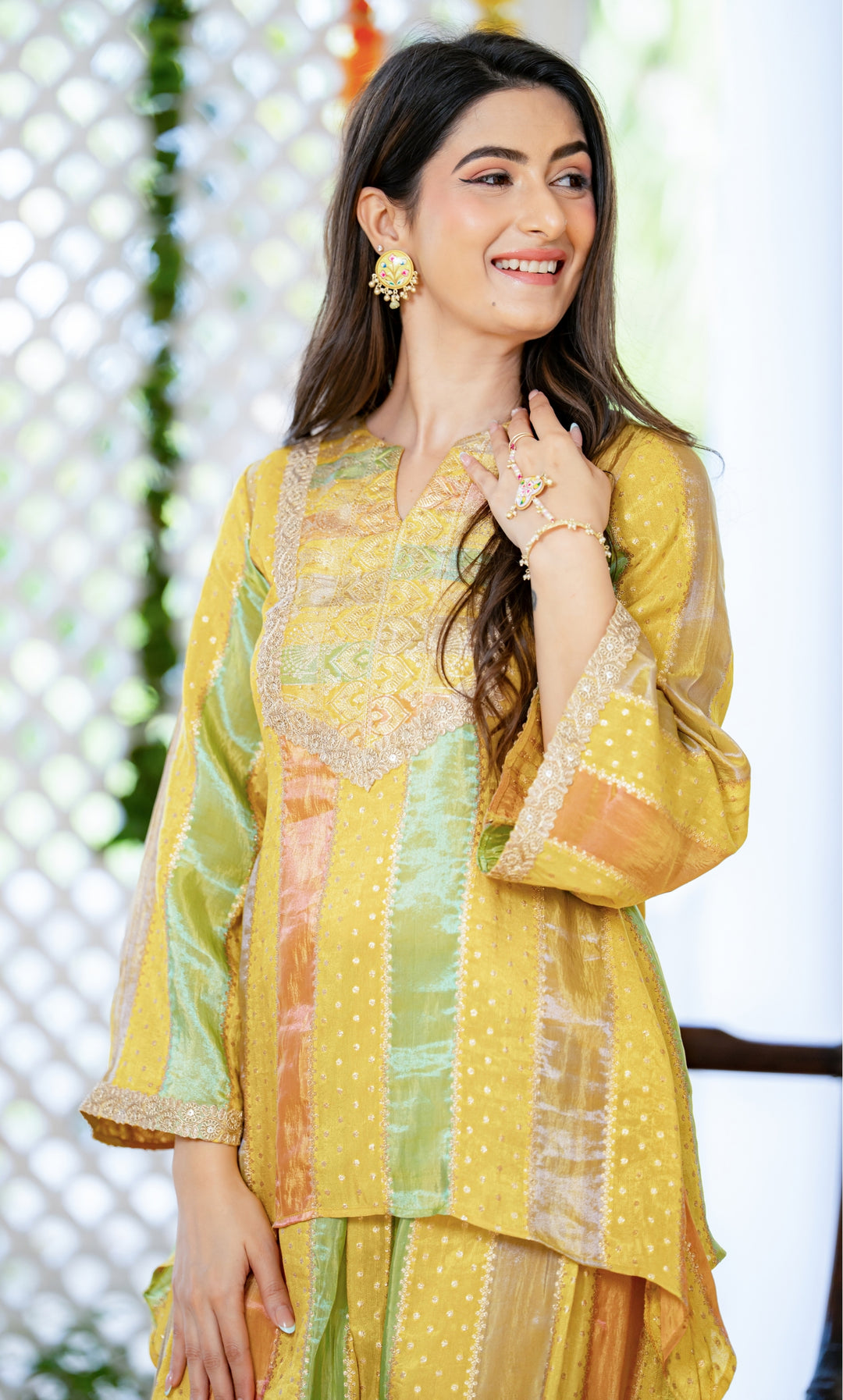Meerab Yellow Farsi Set