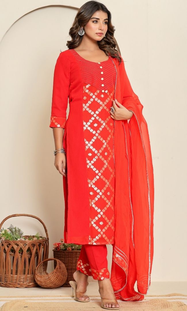Canna Red Suit Set