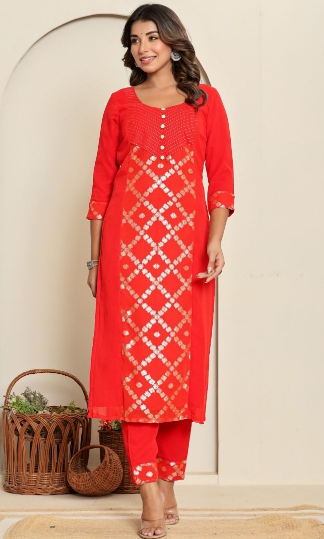Canna Red Suit Set
