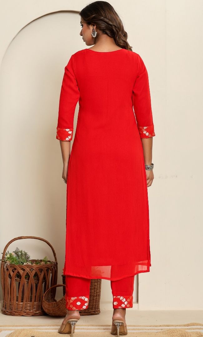 Canna Red Suit Set