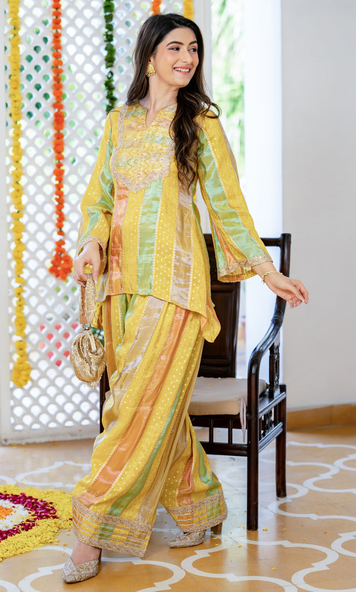Meerab Yellow Farsi Set