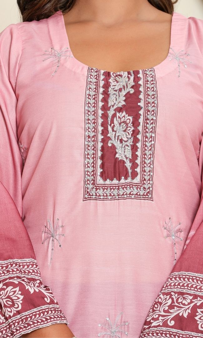Regal Pink Kurta Set