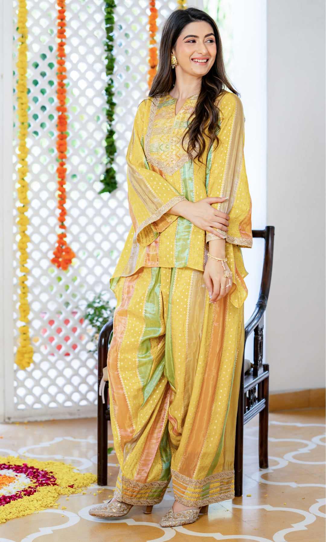 Meerab Yellow Farsi Set