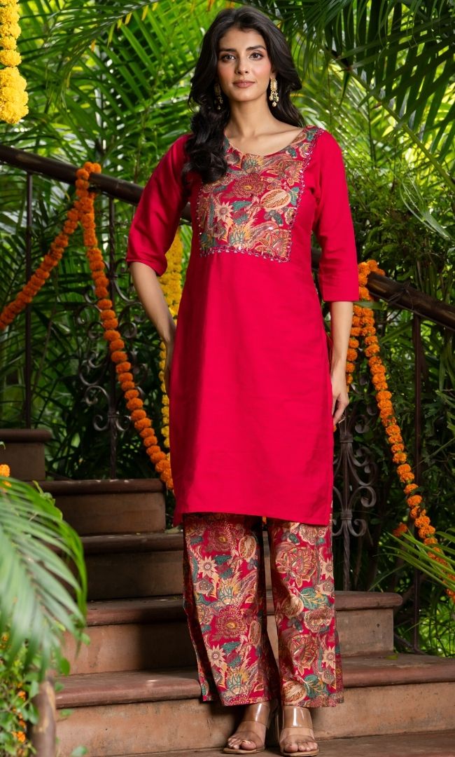 Magenta Muse Co ord Set
