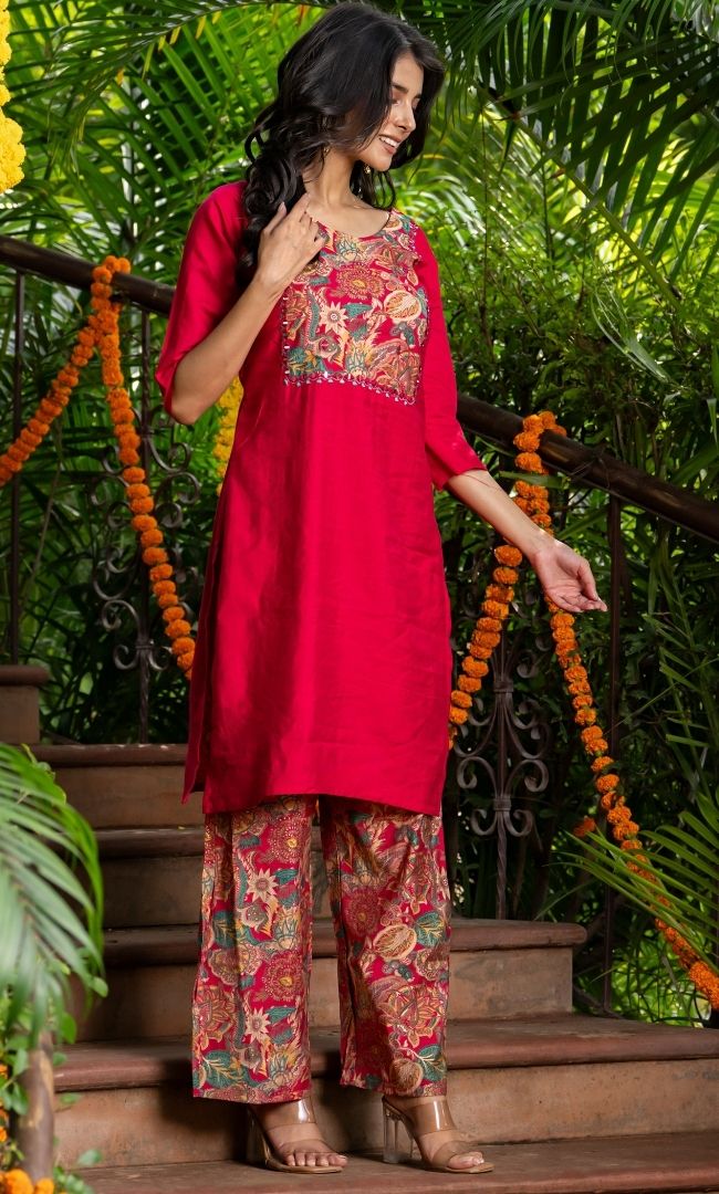 Magenta Muse Co ord Set