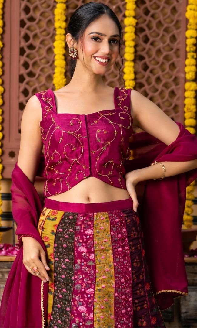 Vernika Multi Color Lehenga Set