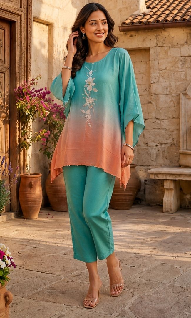 Ombre Noor Chinnon Co-ord Set