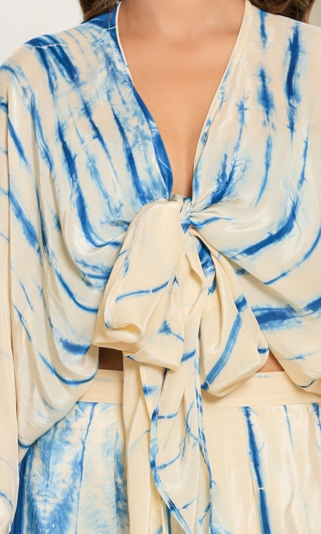 Shibori Skyline Swirl Co-ord Set