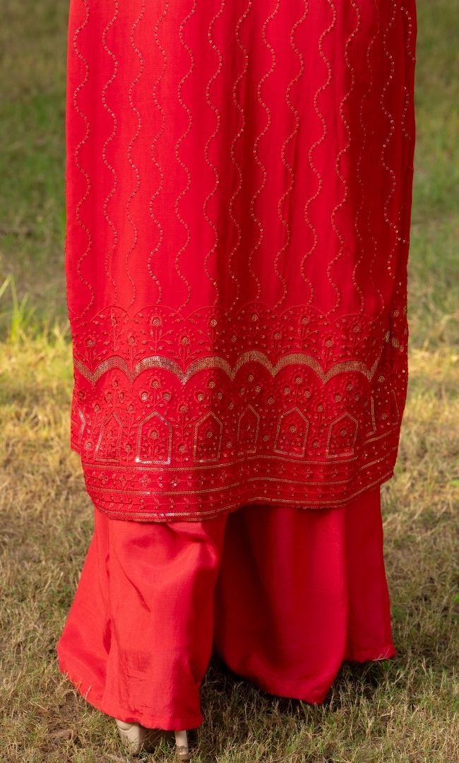 Scarlet Red Co-ord Set