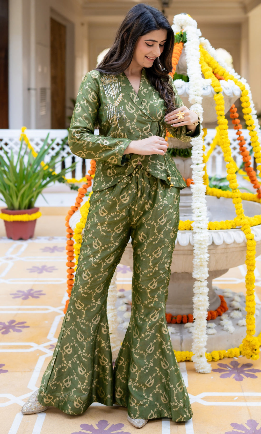Olivia Brocade Co-ord Set