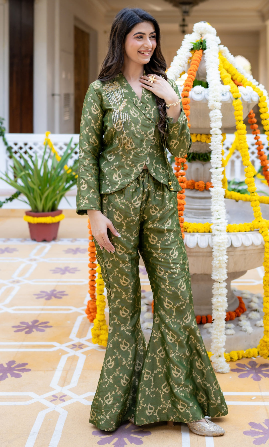 Olivia Brocade Co-ord Set