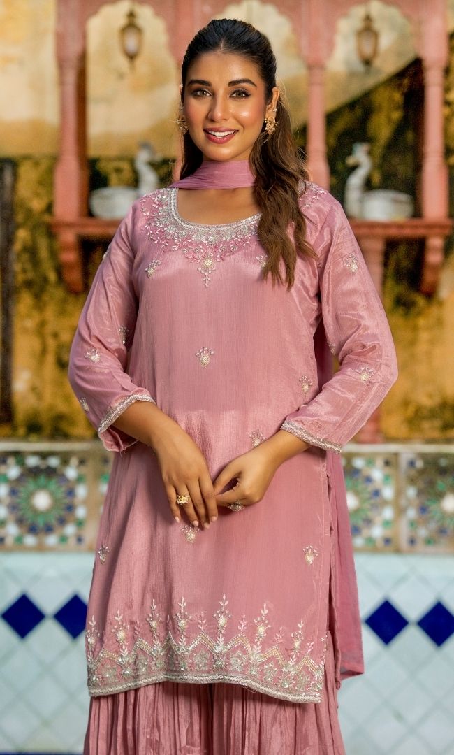 Jafrin Pink Sharara Set