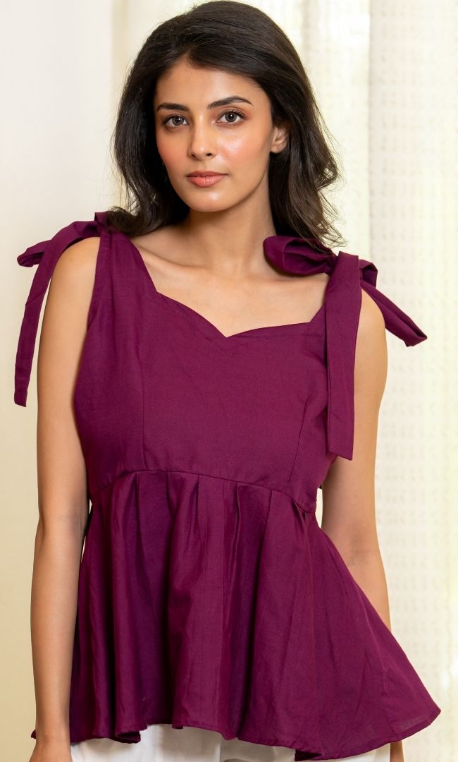 Bow Belle Flared Top