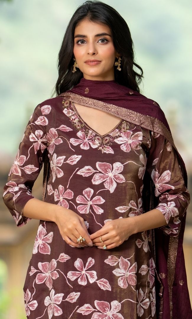 Kanika Shimmer Suit Set