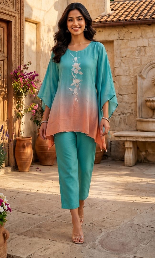Ombre Noor Chinnon Co-ord Set